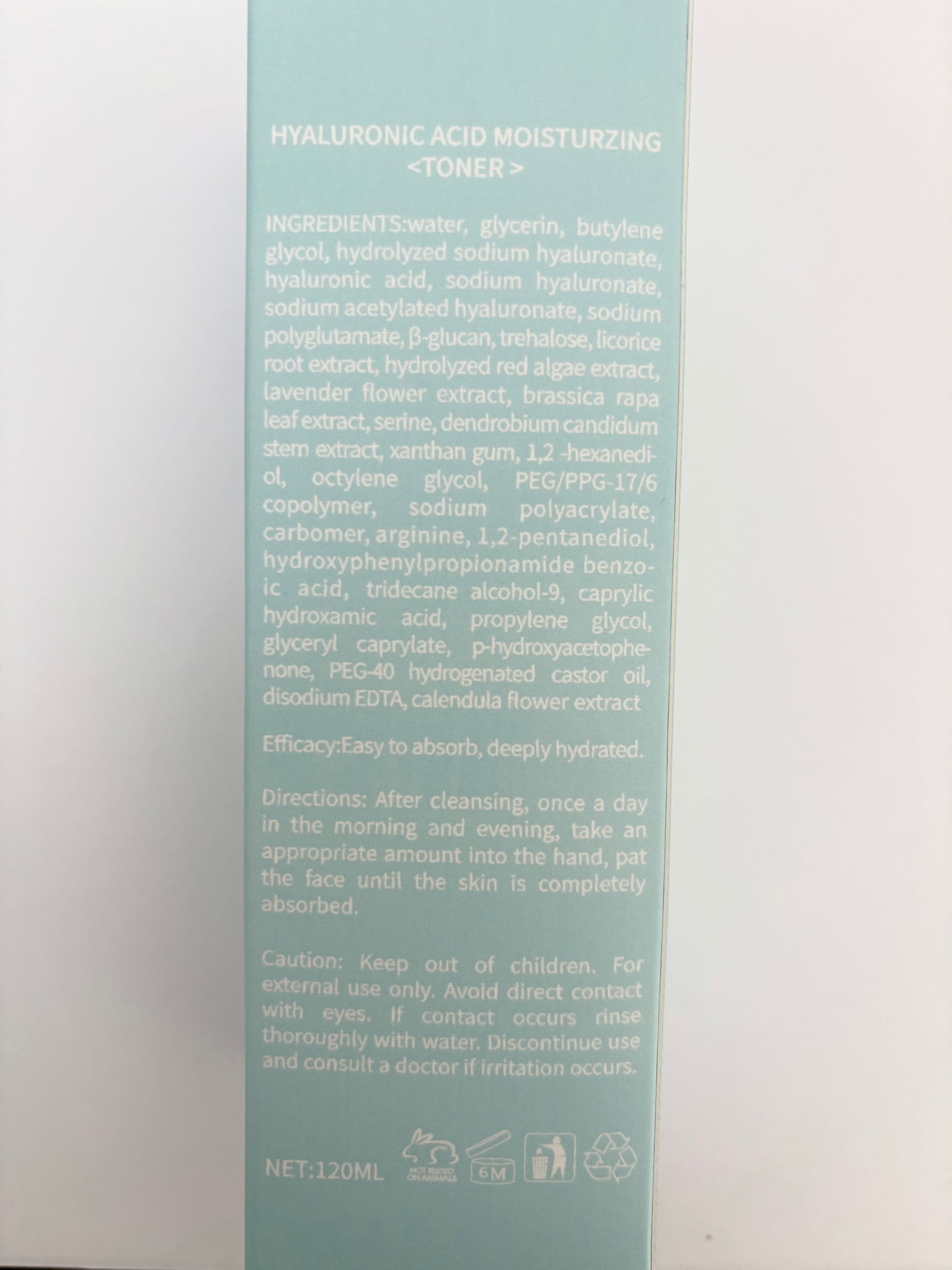 Vain’s Unisex Hyaluronic Acid Toner